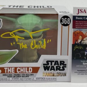 John Rosengrant Signed Star Wars The Mandalorian The Child Funko POP! JSA COA