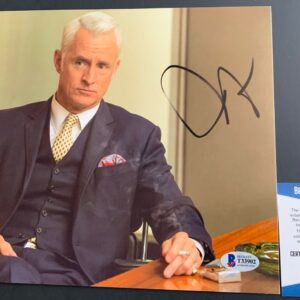 John Slattery Signed Mad Men 8x10 Photo Autograph Roger Sterling Beckett BAS COA