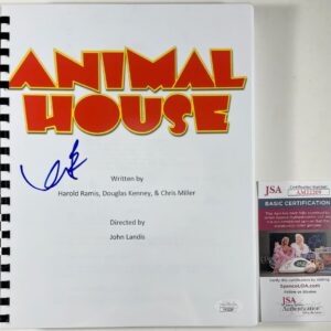 Kevin Bacon Signed Animal House Complete Movie Script Autograph JSA COA