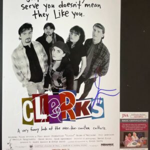 Kevin Smith & Jason Mewes Signed Clerks 11x17 Poster B Jay & Silent Bob JSA COA