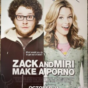 Kevin Smith & Jason Mewes Signed Zack & Miri Make A Porno 27x40 Poster JSA COA