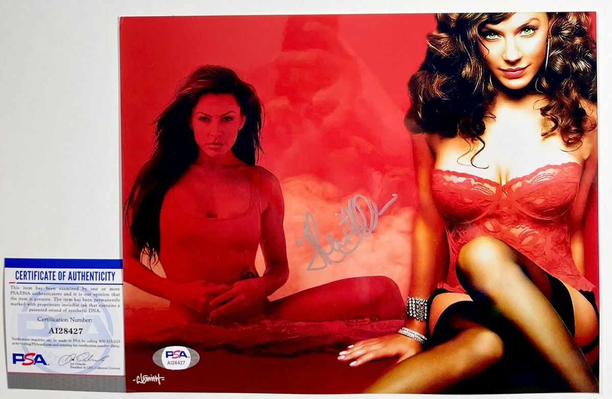 Krista Allen Signed Baywatch 8x10 Metallic Photo Autograph PSA DNA COA
