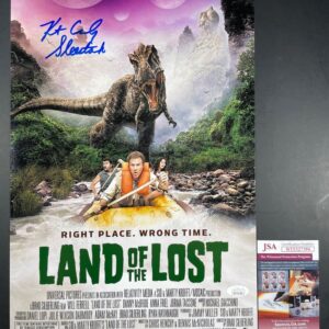 Kurt Carley Signed Land Of The Lost 11x17 Poster Autograph Sleestak JSA COA
