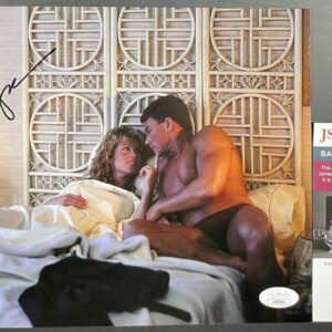 Leah Ayres Signed Bloodsport 8x10 Photo Autograph Janice JSA COA