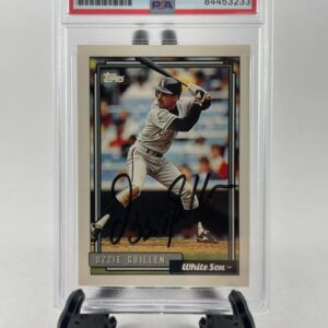MLB Chicago White Sox Ozzie Guillen Signed 1992 Topps Trading Card PSA DNA