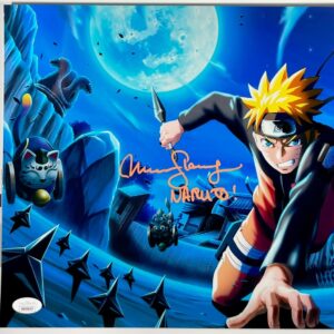 Maile Flanagan Signed Naruto Shippuden Metallic 11x14 Photo Autograph JSA COA