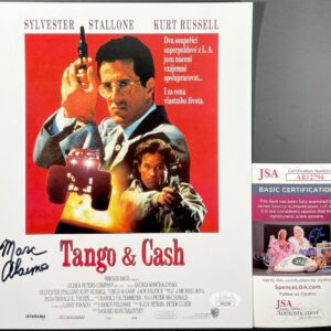 Marc Alaimo Signed Tango & Cash 8x10 Photo A Autograph Lopez JSA COA