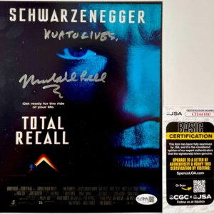 Marshall Bell Signed Total Recall 8x10 Movie Poster Authentic Autograph JSA COA
