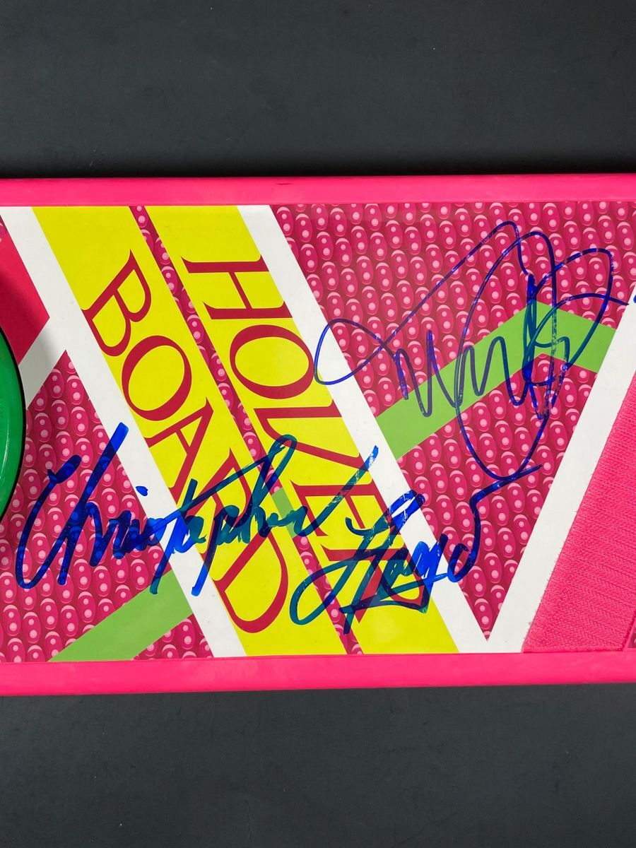 Michael J Fox & Christopher Lloyd Signed Back To The Future 2 Hoverboard BAS COA - Image 3