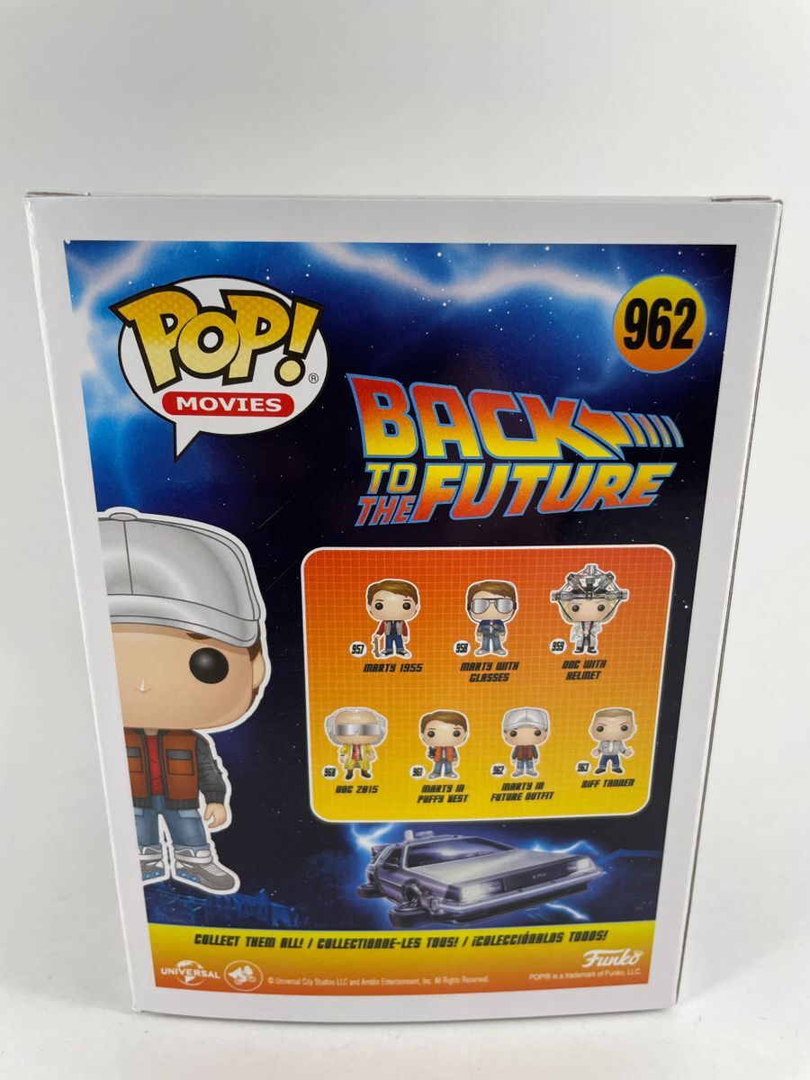 Michael J. Fox Signed Back To The Future Marty McFly Funko POP 962 BTTF BAS COA - Image 4