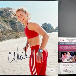 Mikaela Shiffrin Signed 8x10 Photo F Autograph Olympic Gold Medal Skier JSA COA