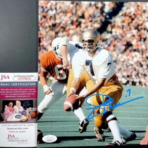 NCAA Joe Theismann Signed Notre Dame Irish 8x10 Photo A Autograph JSA COA