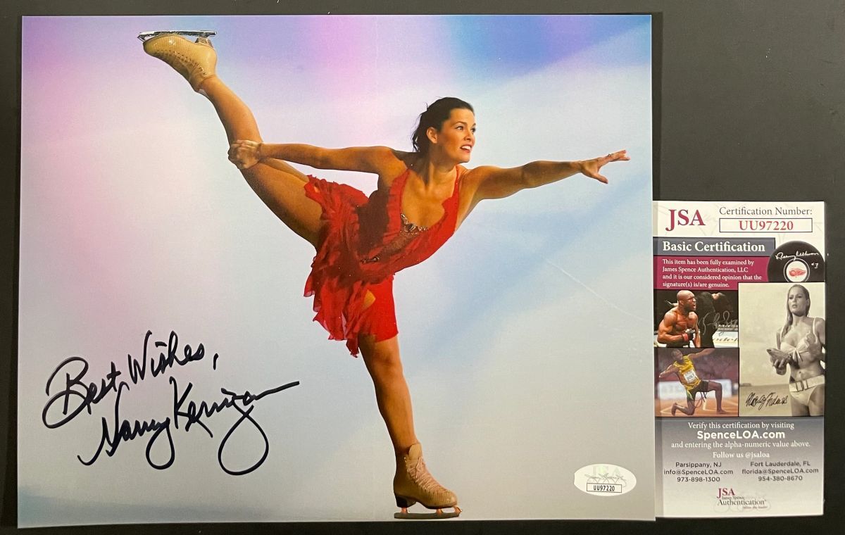 Nancy Kerrigan Signed 8x10 Photo C US Olympic Figure Skater Autograph JSA COA