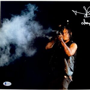 Norman Reedus Signed The Walking Dead Daryl Dixon 11x14 Photo Autograph BAS COA