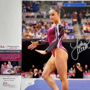 Olympic Gold Medal Gymnast Jordyn Wieber Signed 8x10 Photo B Autograph JSA COA