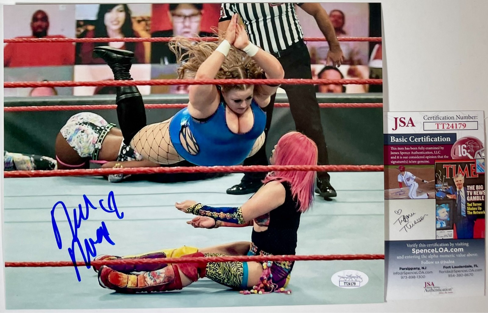 Piper Niven Signed WWE Monday Night RAW Doudrop 8x10 Photo Autograph NXT JSA COA