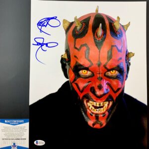 Ray Park Signed Star Wars The Phantom Menace 11x14 Photo A Autograph BAS COA