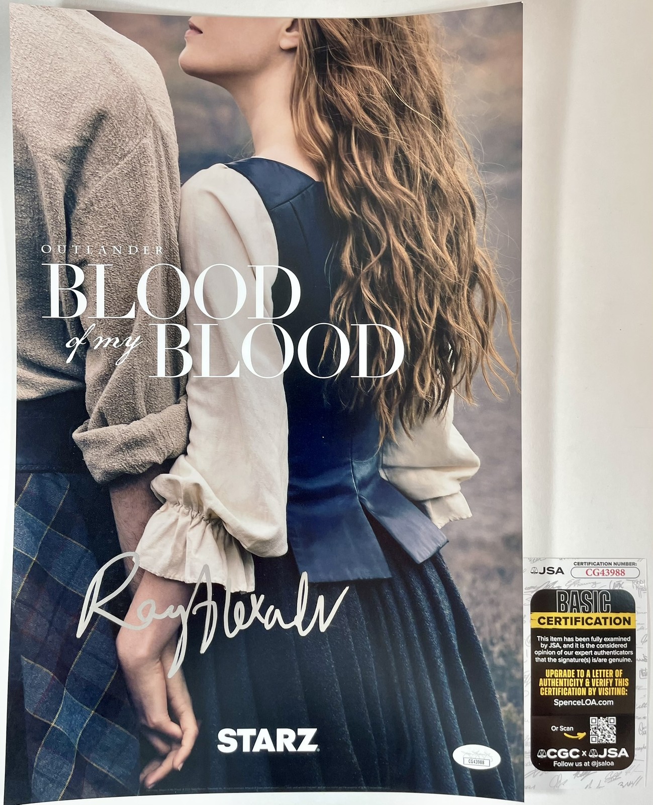 Rory Alexander Signed Outlander Blood Of My Blood 11x17 Poster A Autograph JS...