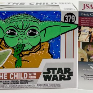 Sam de la Rosa Signed Star Wars Mandalorian The Child Funko POP! #379 JSA COA