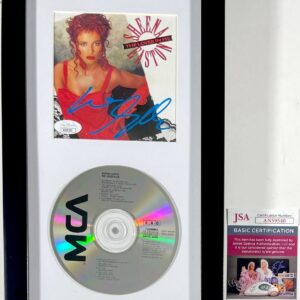 Sheena Easton Signed The Lover In Me CD Booklet Framed Matted Display JSA COA