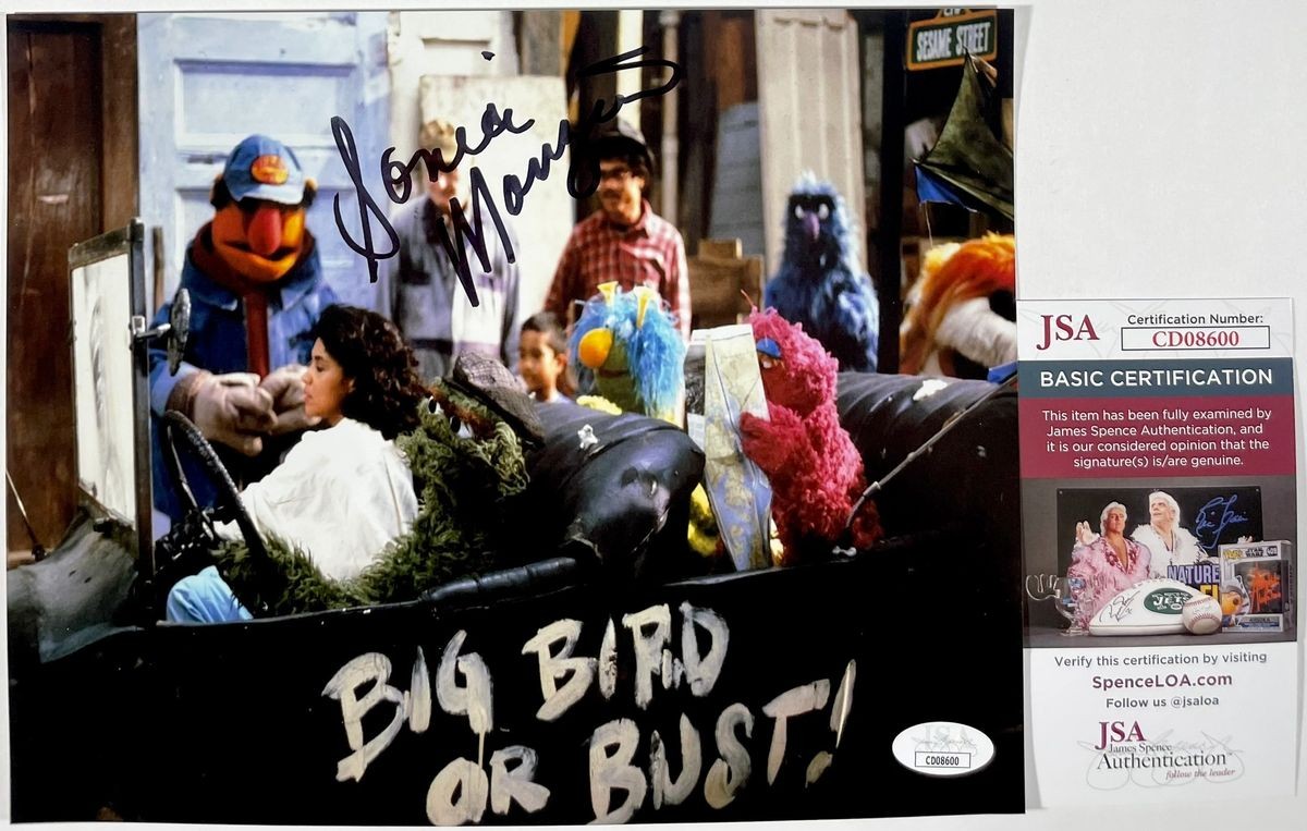 Sonia Manzano Signed Sesame Street Follow That Bird 8x10 Photo B JSA COA