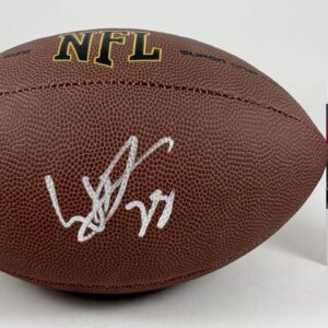 Tampa Bay Buccaneers Warrick Dunn Signed Wilson Official NFL Football JSA COA