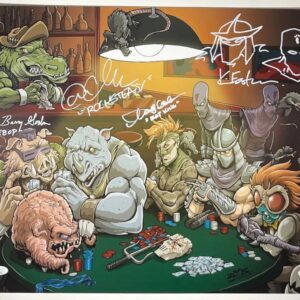 Teenage Mutant Ninja Turtles Cast Signed By 4 16x20 Photo Eastman TMNT JSA COA