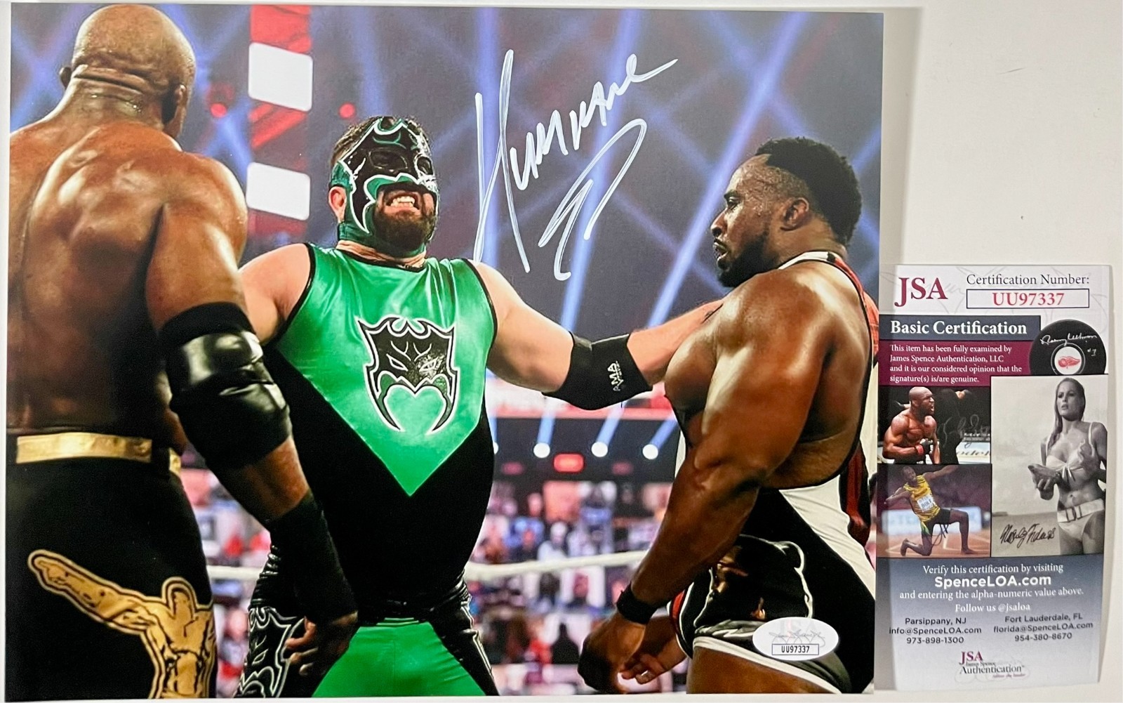 The Hurricane Shane Helms Signed WWE 8x10 Photo Authentic Autograph JSA COA
