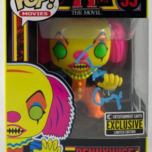 Tim Curry Signed IT Pennywise Exclusive Blacklight Funko POP Autograph JSA COA