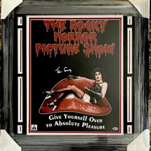Tim Curry Signed The Rocky Horror Picture Show 16x20 Photo Framed BAS COA