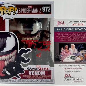 Tony Todd Signed Marvel Spider-Man 2 Venom Funko POP! B Autograph JSA COA