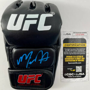UFC Miesha Tate Signed Black MMA Fight Glove Authentic Autograph JSA COA
