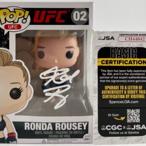 UFC Ronda Rousey Signed Funko POP! Vinyl Figure #02 Authentic Autograph JSA COA