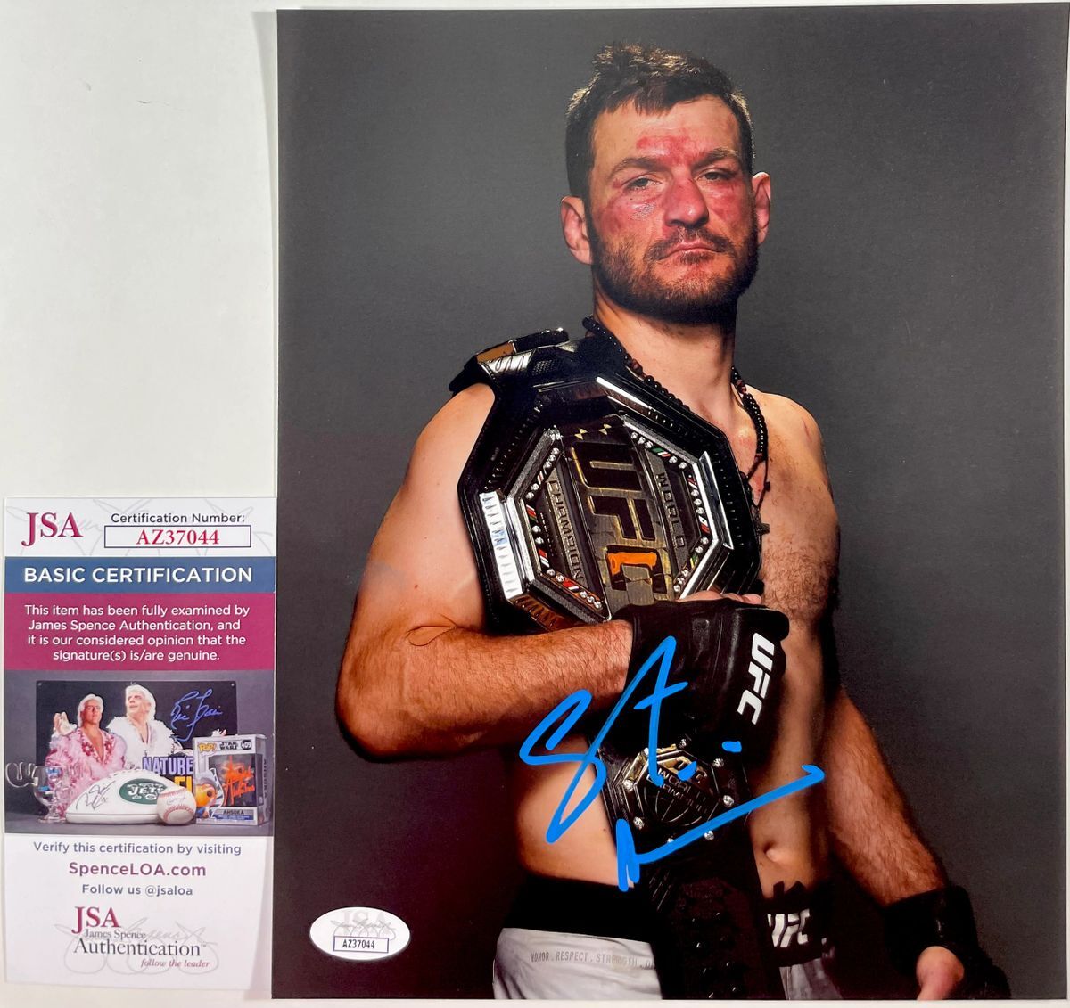 UFC Stipe Miocic Signed 8x10 Photo E Autograph MMA Fighter JSA COA