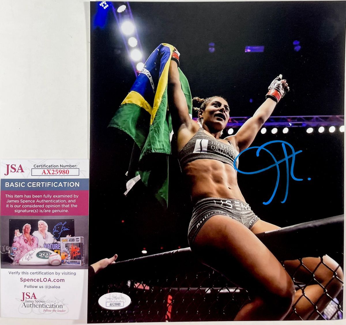 UFC Tabatha Ricci Signed 8x10 Photo C Autograph Baby Shark MMA JSA COA