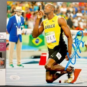 Usain Bolt Signed Rio 2016 Summer Olympics 8x10 Photo Authentic Auto JSA COA