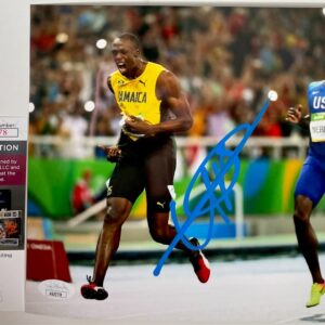 Usain Bolt Signed Rio 2016 Summer Olympics 8x10 Photo Authentic Auto JSA COA