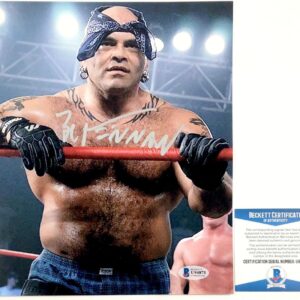 WCW NWO Konnan Signed 8x10 Photo A Autograph LAX IMPACT Lucha BAS COA