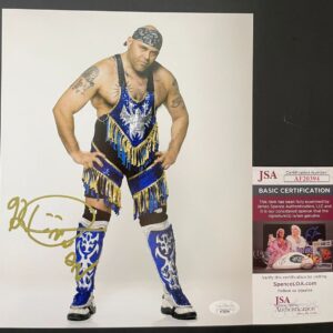 WCW NWO Konnan Signed 8x10 Photo A Autograph LAX IMPACT Lucha JSA COA