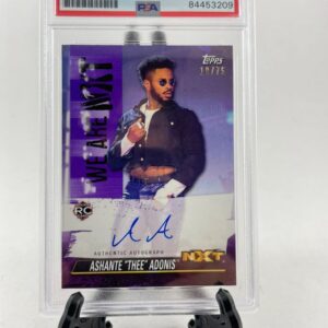 WWE 2021 Topps We Are NXT Ashante Thee Adonis Autograph #'d/75 Card PSA DNA