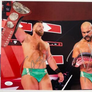 WWE Dash & Dawson Signed The Revival 11x14 Photo C Cash & Dax FTR AEW JSA COA