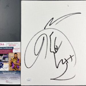 WWE Jeff Hardy Signed 8x10 Canvas Board Sketch Art B Autograph AEW JSA COA