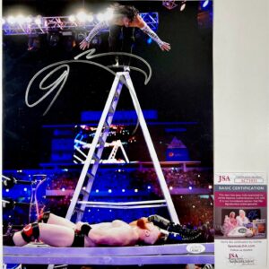 WWE Jeff Hardy Signed WrestleMania 11x14 Photo Authentic Autograph TNA JSA COA