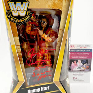 WWE Jimmy Hart Signed Mattel Legends Elite Wrestling Figure Autograph JSA COA