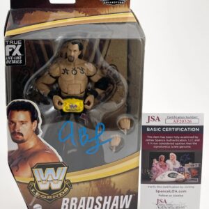 WWE John Bradshaw Layfield Signed APA Mattel Legends Elite Figure A JBL JSA COA