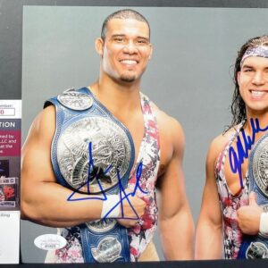 WWE NXT Chad Gable & Jason Jordan Signed American Alpha 8x10 Photo B JSA COA