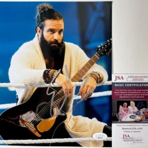 WWE NXT Elias Signed 8x10 Photo Autograph WrestleMania Ezekiel JSA COA