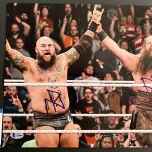 WWE NXT  Erik & Ivar Signed Viking Raiders 11x14 Photo B Autograph Beckett COA