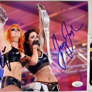 WWE NXT Gigi Dolin & Jacy Jayne Signed Toxic Attraction 8x10 Photo JSA COA