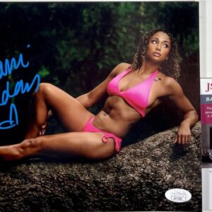 WWE NXT Kelani Jordan Signed 8x10 Photo A Autograph TakeOver JSA COA